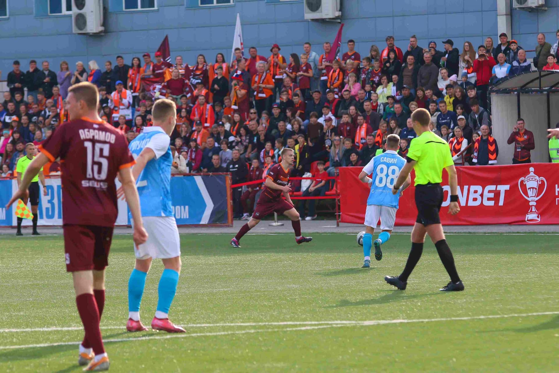 «Темп» 0:1 «Знамя Труда». FONBET Кубок России. 10.09.2025. СМИ: Владимир Мартынов («CX News»), Александр Чёрный («Алтайский спорт»), Виталий Барабаш (Сетевое издание "Толк"), Андрей Каспришин («Алтайская правда») — кадр 557