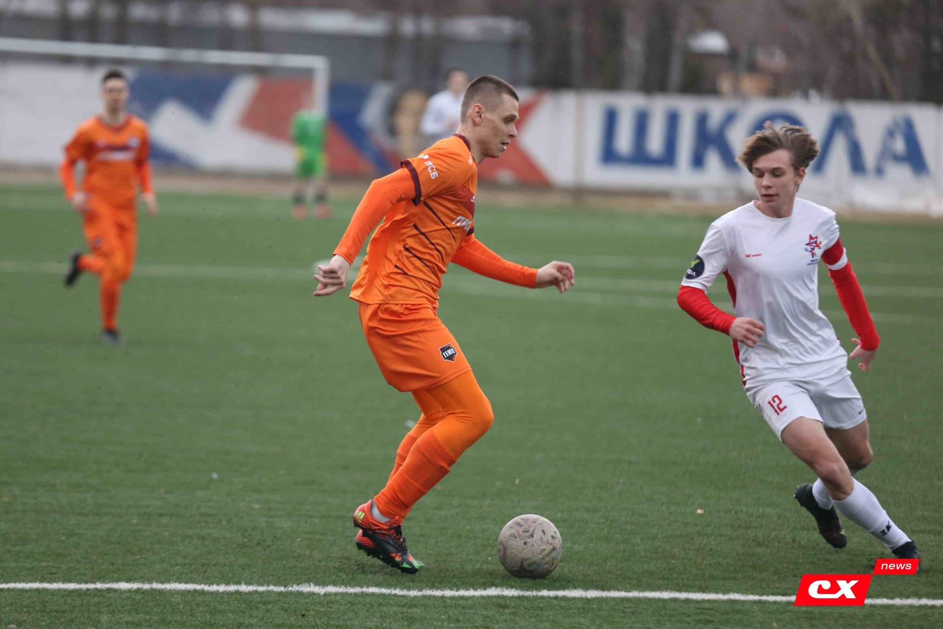 «Темп» 9:1 «Алтай». Турнир памяти В. Фомичёва. 1-й тур. 08.04.25. «CX News», В. Мартынов; «Алтайский спорт», А. Чёрный — кадр 103