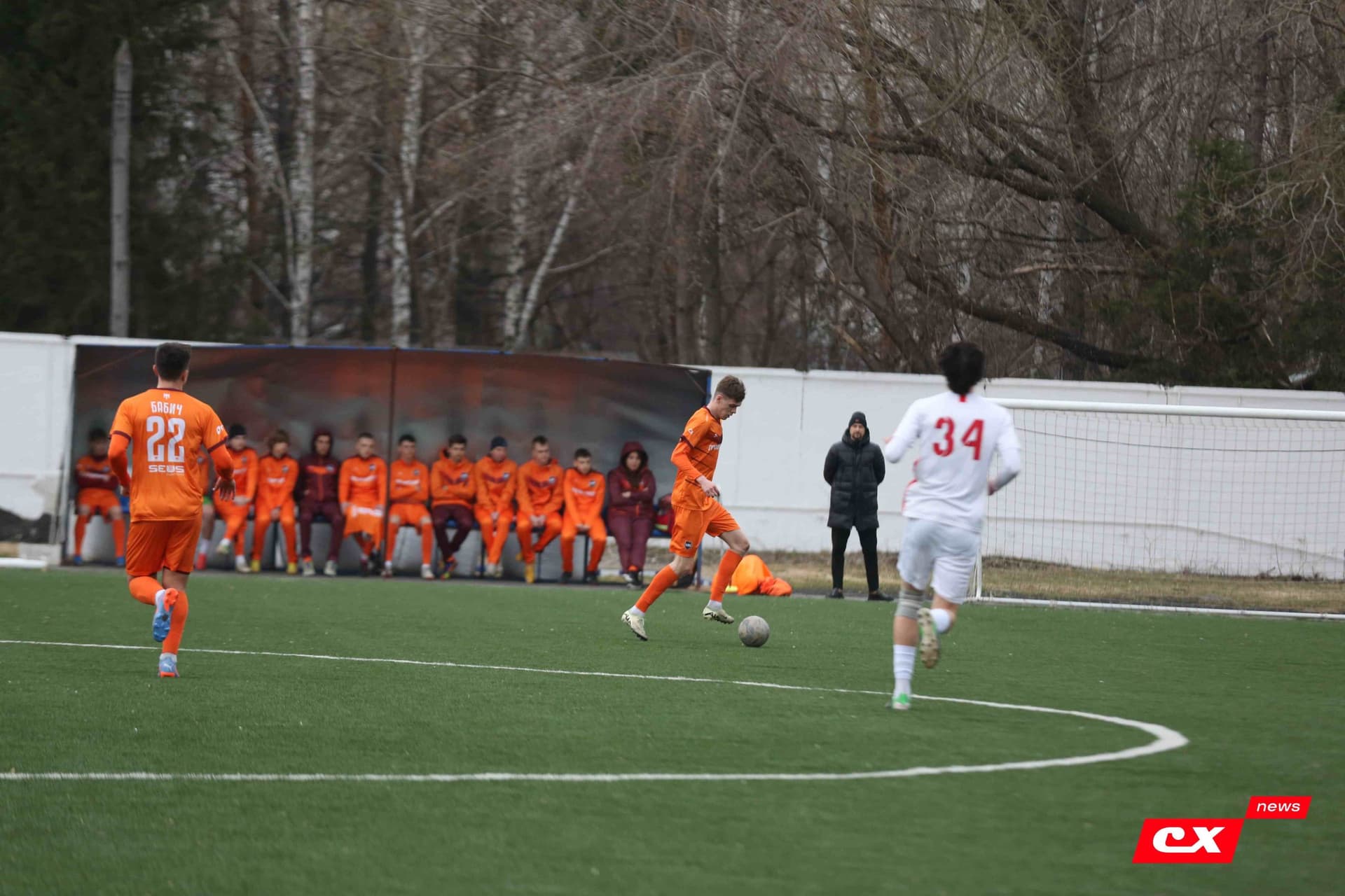 «Темп» 9:1 «Алтай». Турнир памяти В. Фомичёва. 1-й тур. 08.04.25. «CX News», В. Мартынов; «Алтайский спорт», А. Чёрный — кадр 164