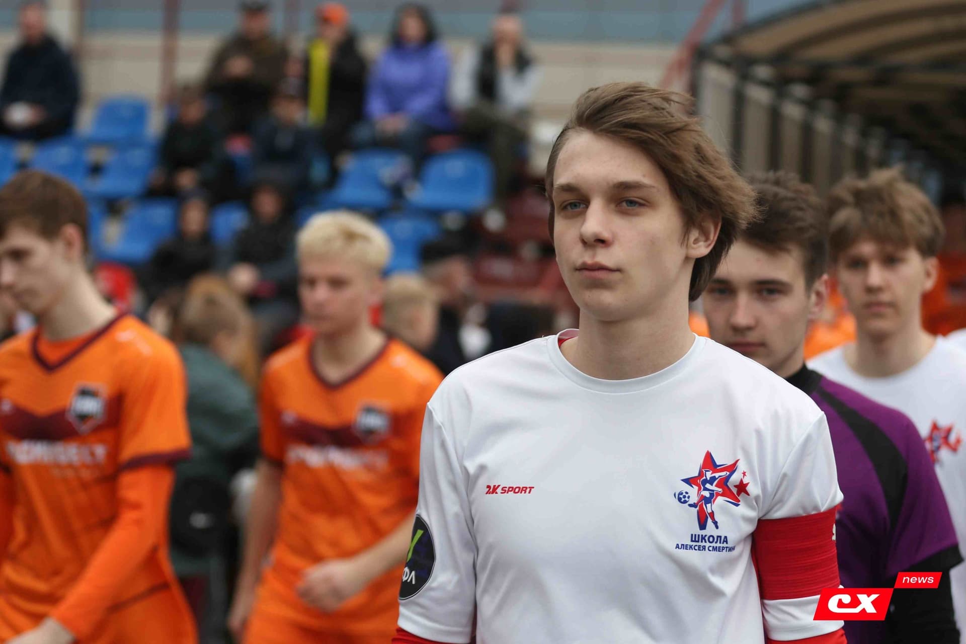 «Темп» 9:1 «Алтай». Турнир памяти В. Фомичёва. 1-й тур. 08.04.25. «CX News», В. Мартынов; «Алтайский спорт», А. Чёрный — кадр 61