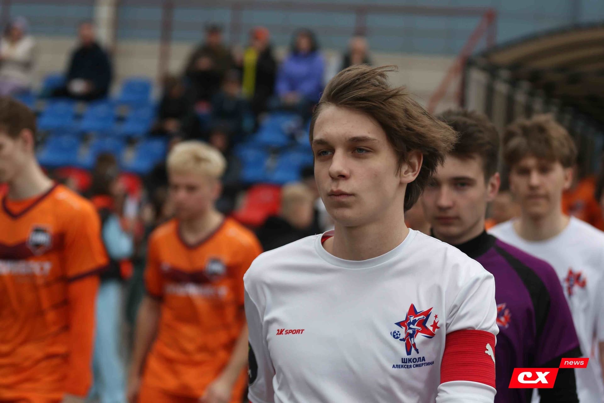 «Темп» 9:1 «Алтай». Турнир памяти В. Фомичёва. 1-й тур. 08.04.25. «CX News», В. Мартынов; «Алтайский спорт», А. Чёрный — кадр 62