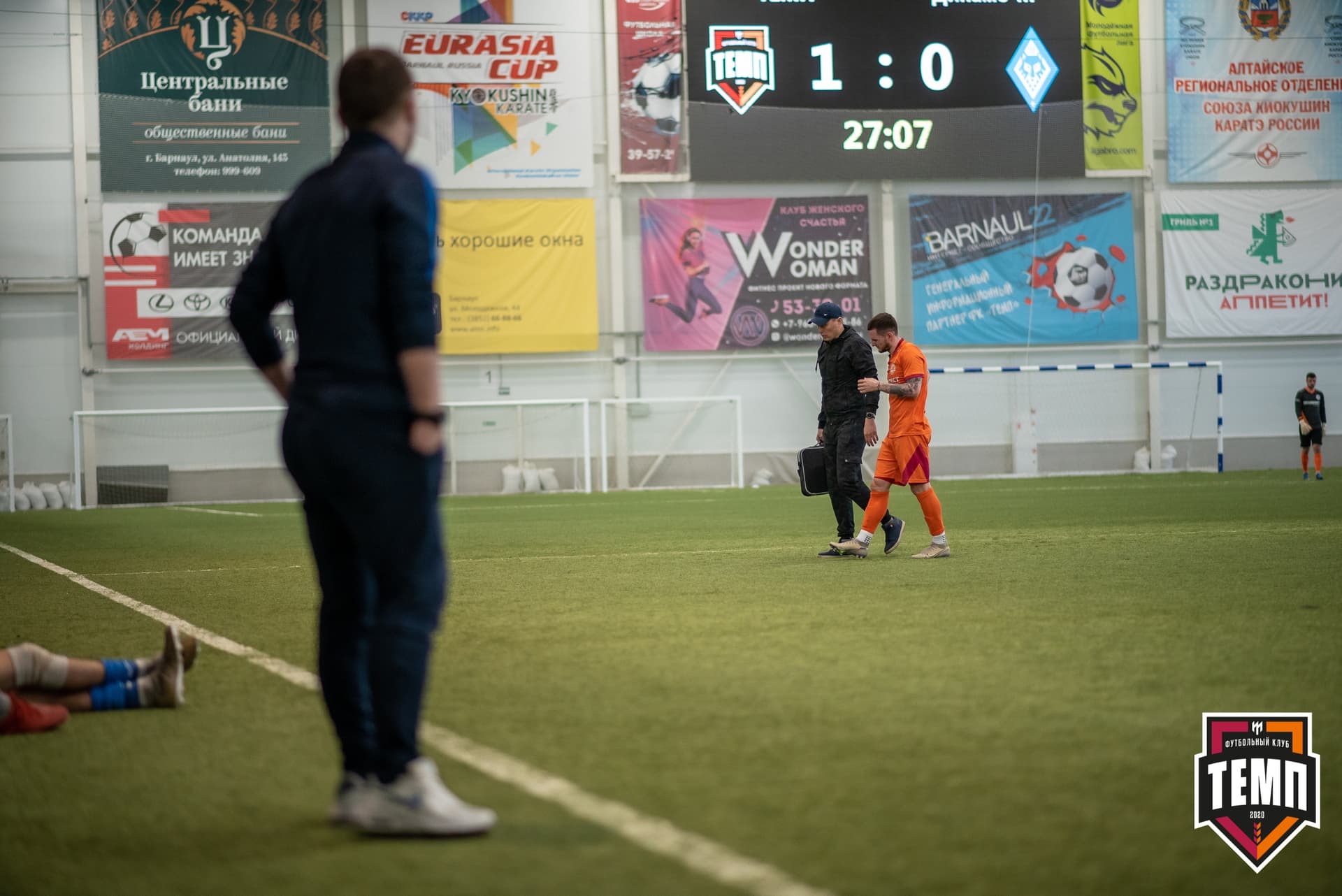 Турнир памяти В. Фомичёва. «Темп» 3:1 «Динамо-Барнаул-М». 11 апреля — кадр 95