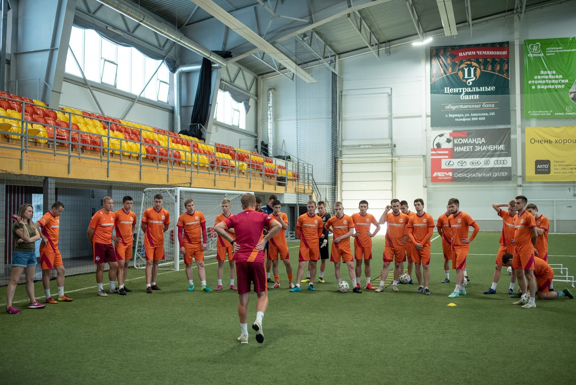 Тренировка ФК «Темп». — кадр 30