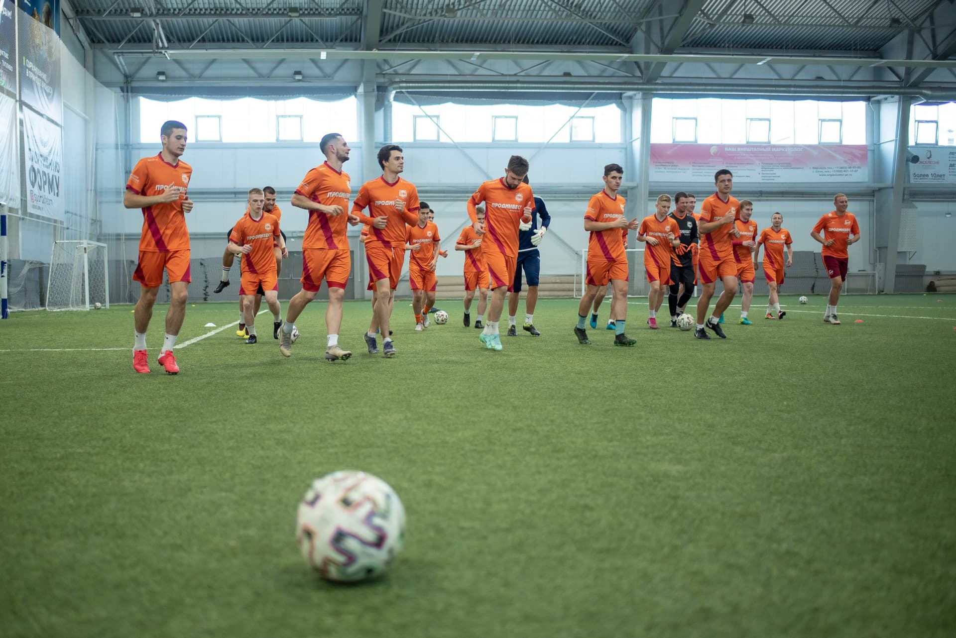 Тренировка ФК «Темп». — кадр 48