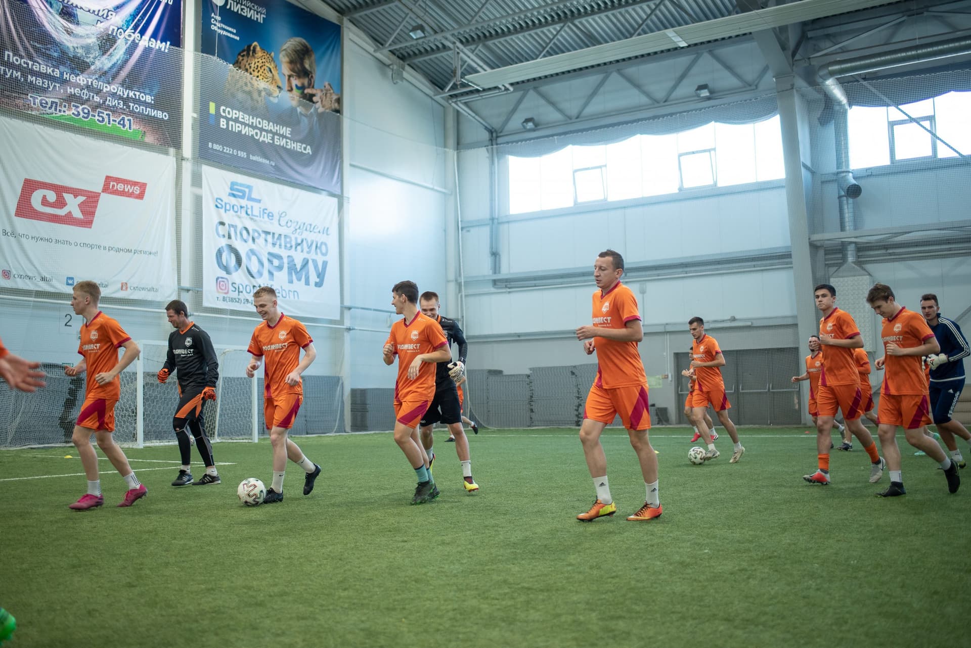 Тренировка ФК «Темп». — кадр 53