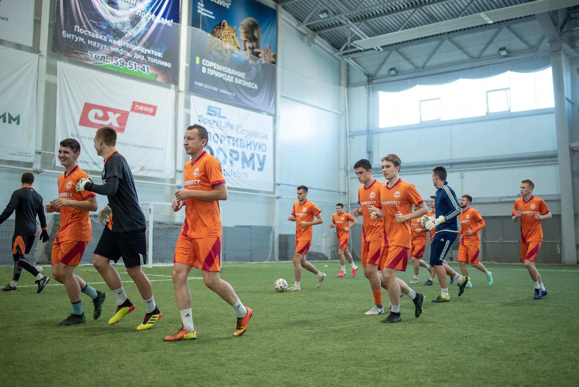 Тренировка ФК «Темп». — кадр 54