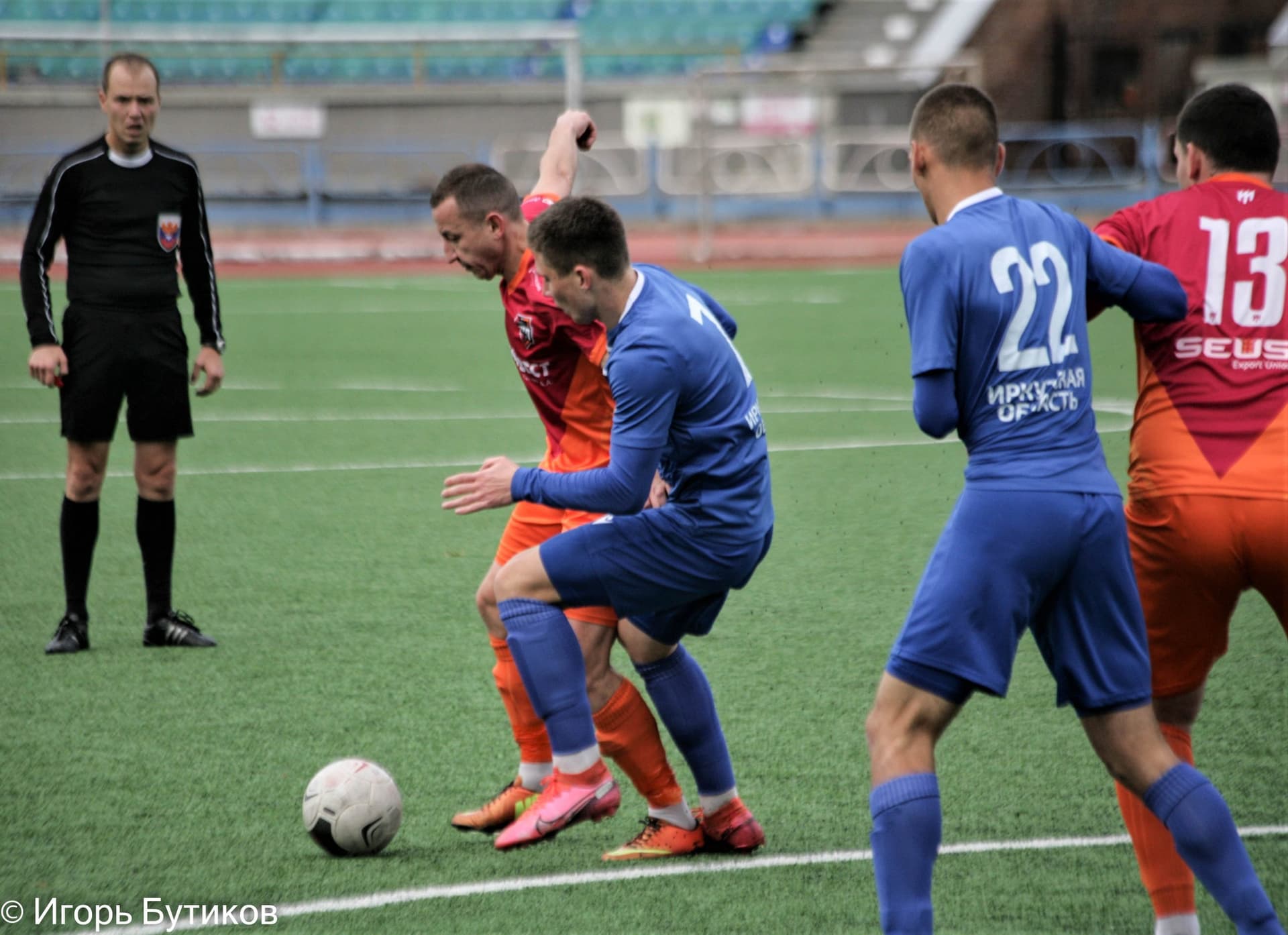 «Байкал» 1:2 «Темп». Кубок Сибири. Финал. 10.10.2021. Бутиков И. — кадр 34