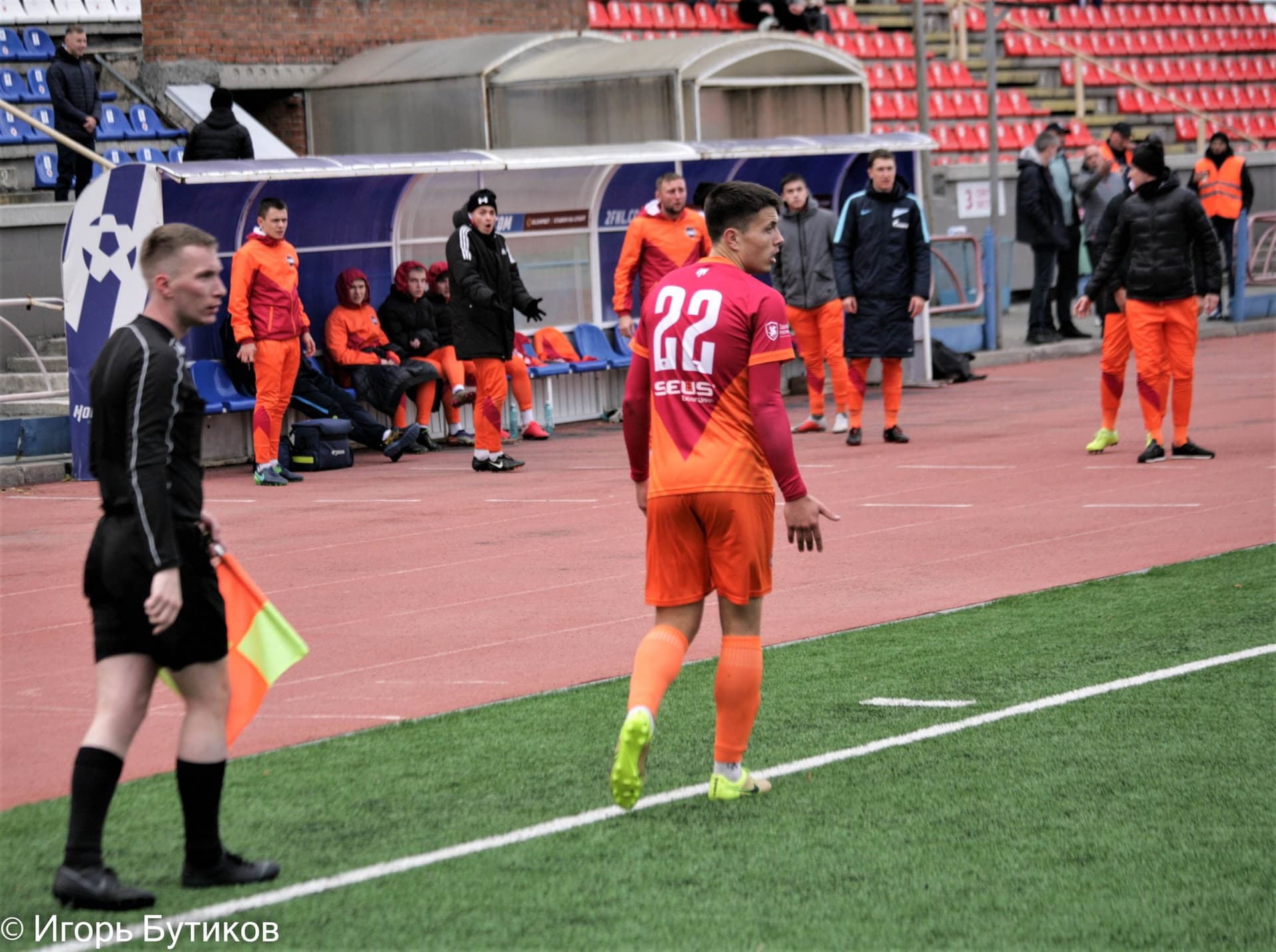 «Байкал» 1:2 «Темп». Кубок Сибири. Финал. 10.10.2021. Бутиков И. — кадр 45