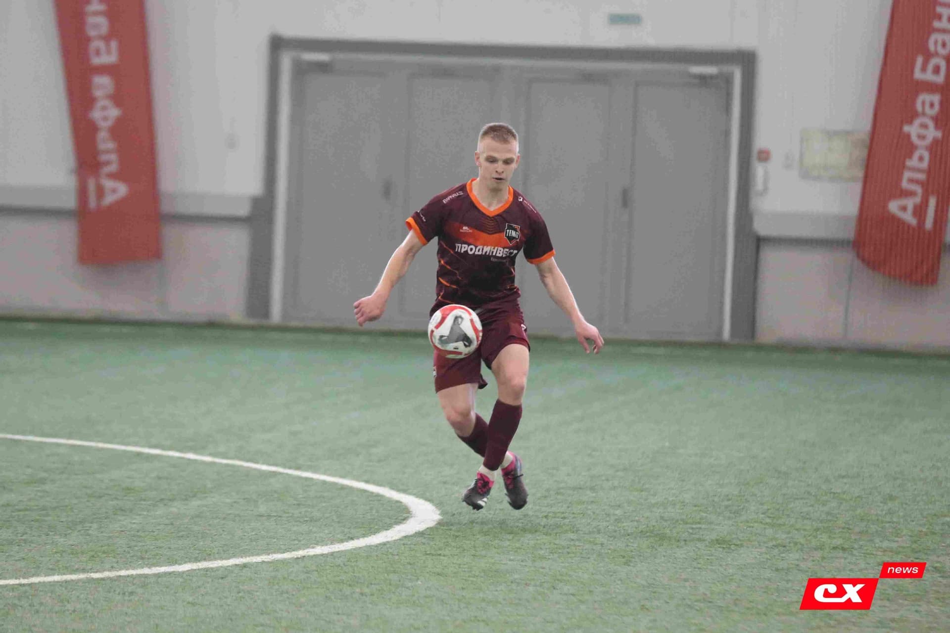 «Темп» 6:0 «Енисей-М». Третья лига. 15.08.2025. Владимир Мартынов («CX News») — кадр 180