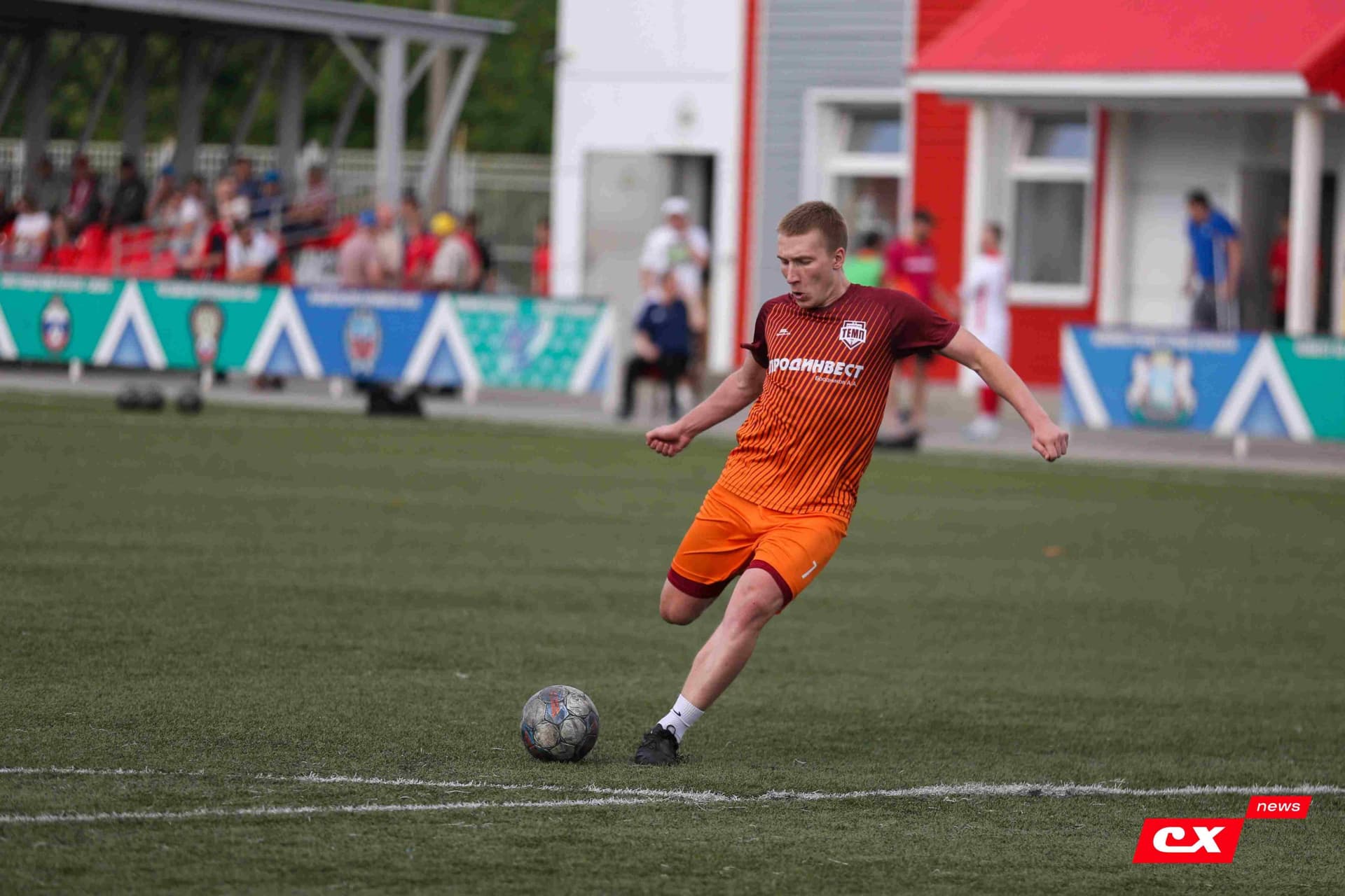 «Полимер» 2:0 «Темп». III дивизион. 06.08.2023. CX News — кадр 7