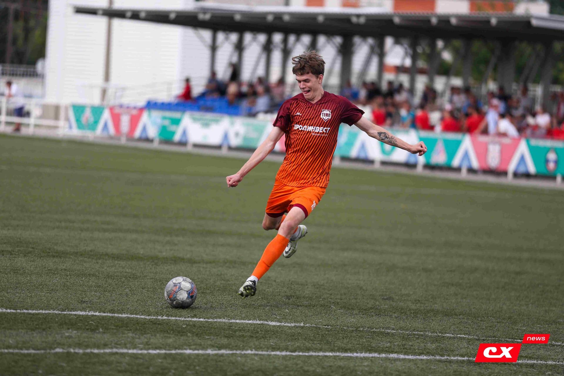 «Полимер» 2:0 «Темп». III дивизион. 06.08.2023. CX News — кадр 8