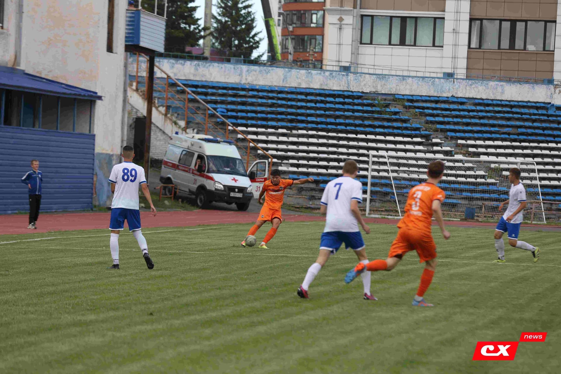 «Динамо-Барнаул-М» 1:3 «Темп». Кубок Сибири. 27.06.2025. Владимир Мартынов («CX News») — кадр 106