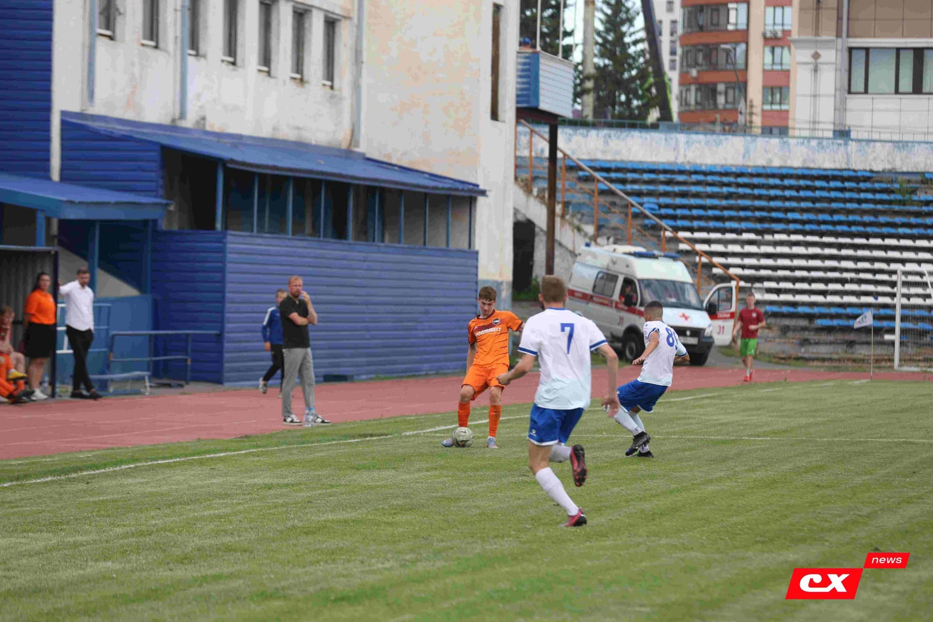 «Динамо-Барнаул-М» 1:3 «Темп». Кубок Сибири. 27.06.2025. Владимир Мартынов («CX News») — кадр 132