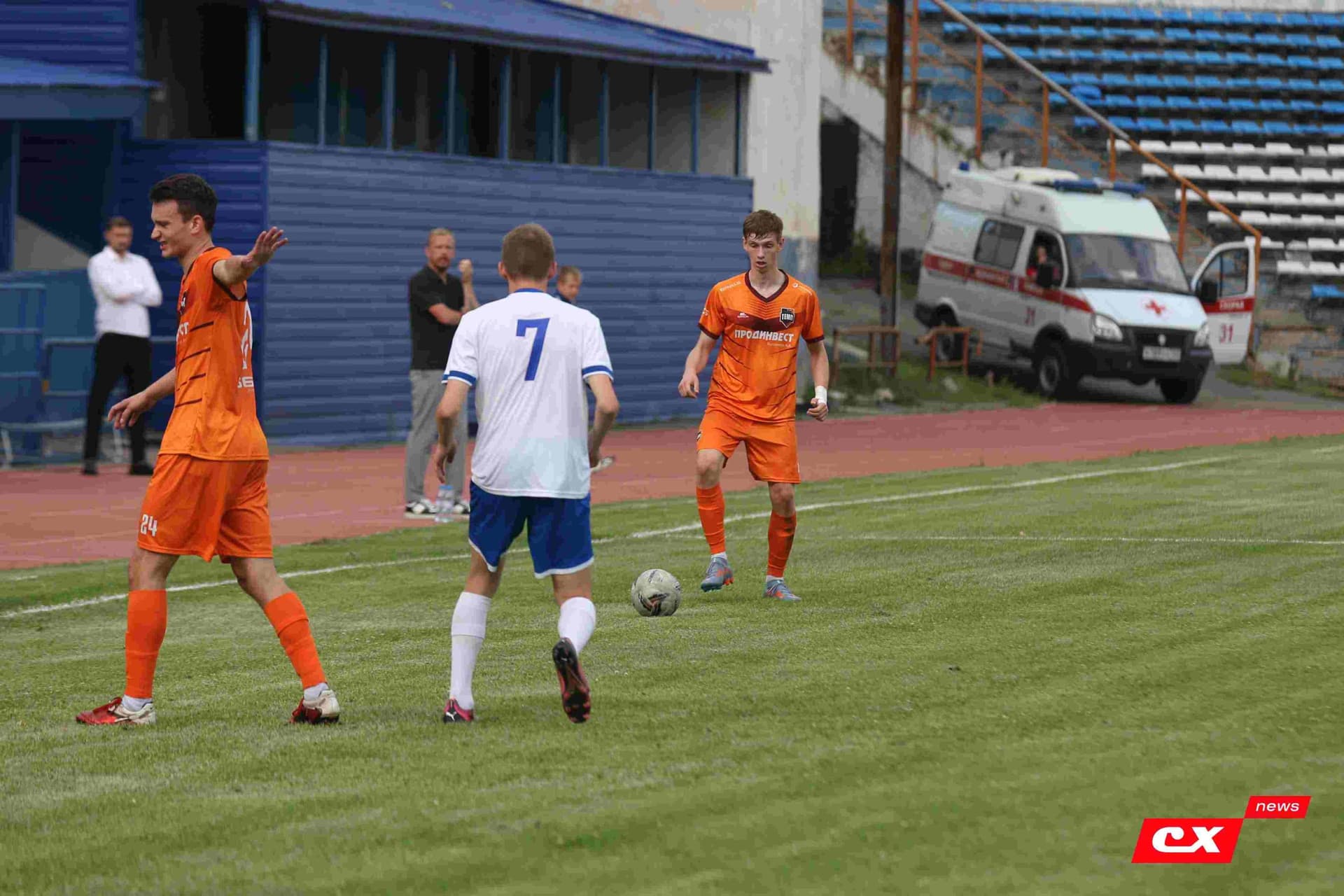 «Динамо-Барнаул-М» 1:3 «Темп». Кубок Сибири. 27.06.2025. Владимир Мартынов («CX News») — кадр 181