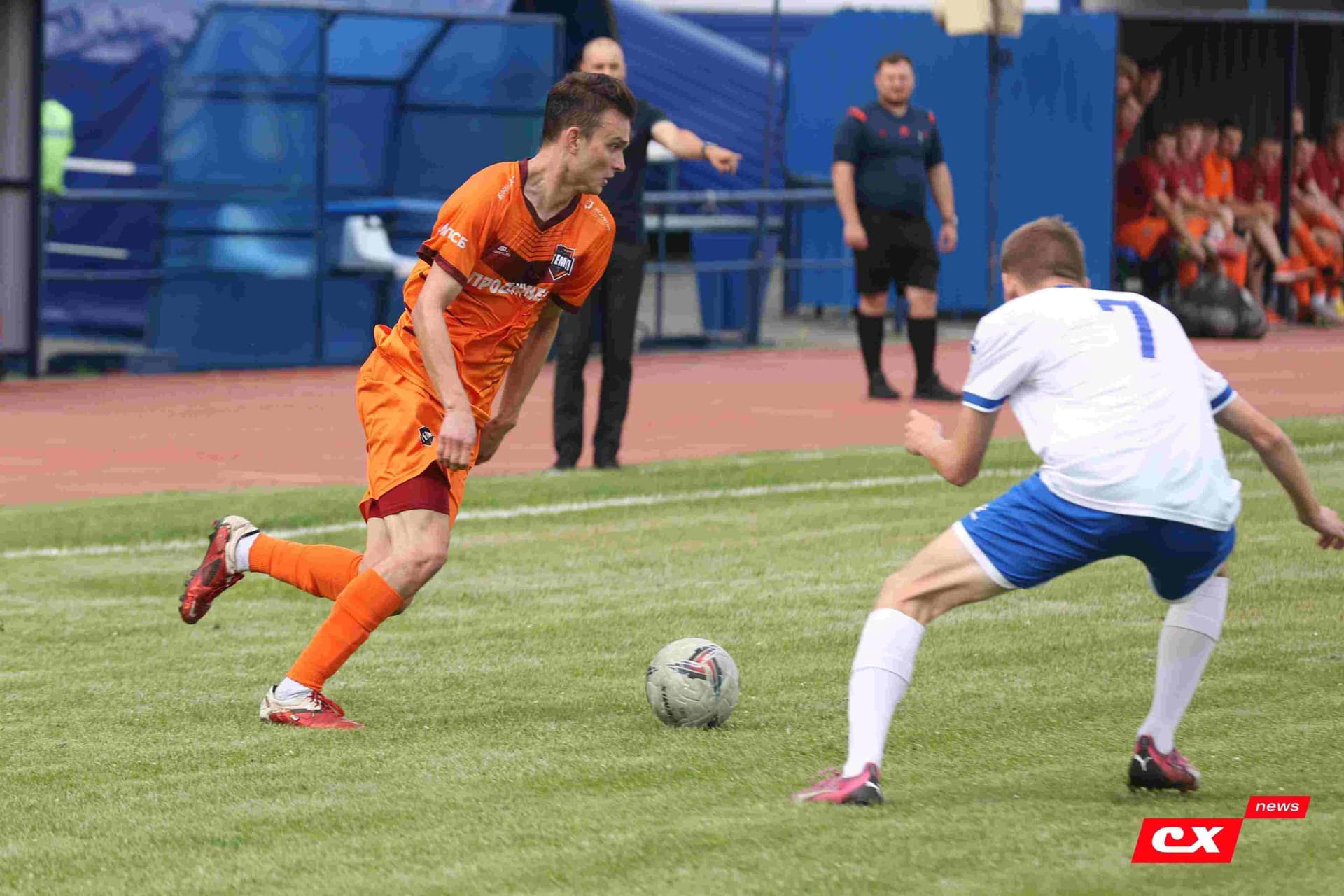 «Динамо-Барнаул-М» 1:3 «Темп». Кубок Сибири. 27.06.2025. Владимир Мартынов («CX News») — кадр 200