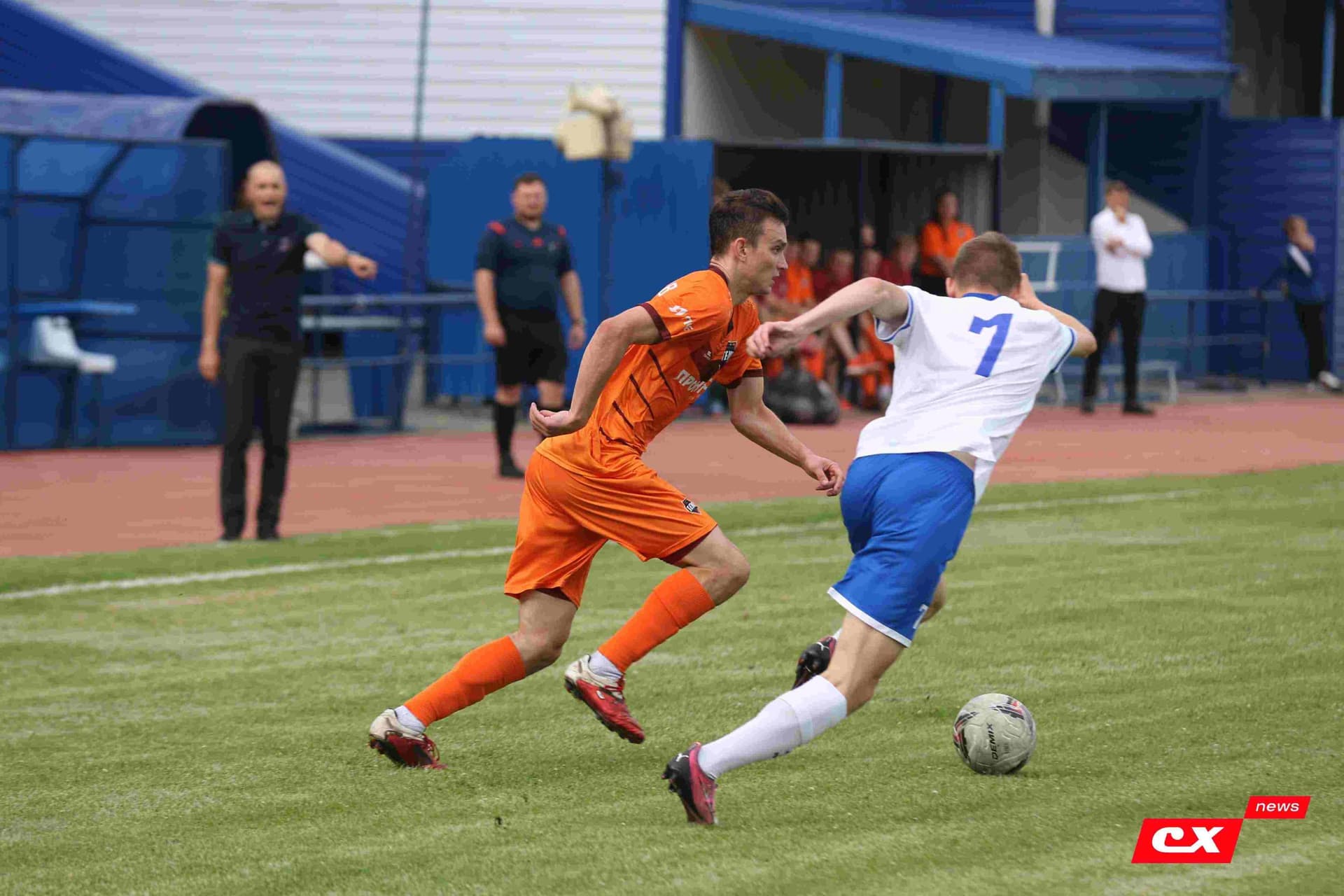 «Динамо-Барнаул-М» 1:3 «Темп». Кубок Сибири. 27.06.2025. Владимир Мартынов («CX News») — кадр 201