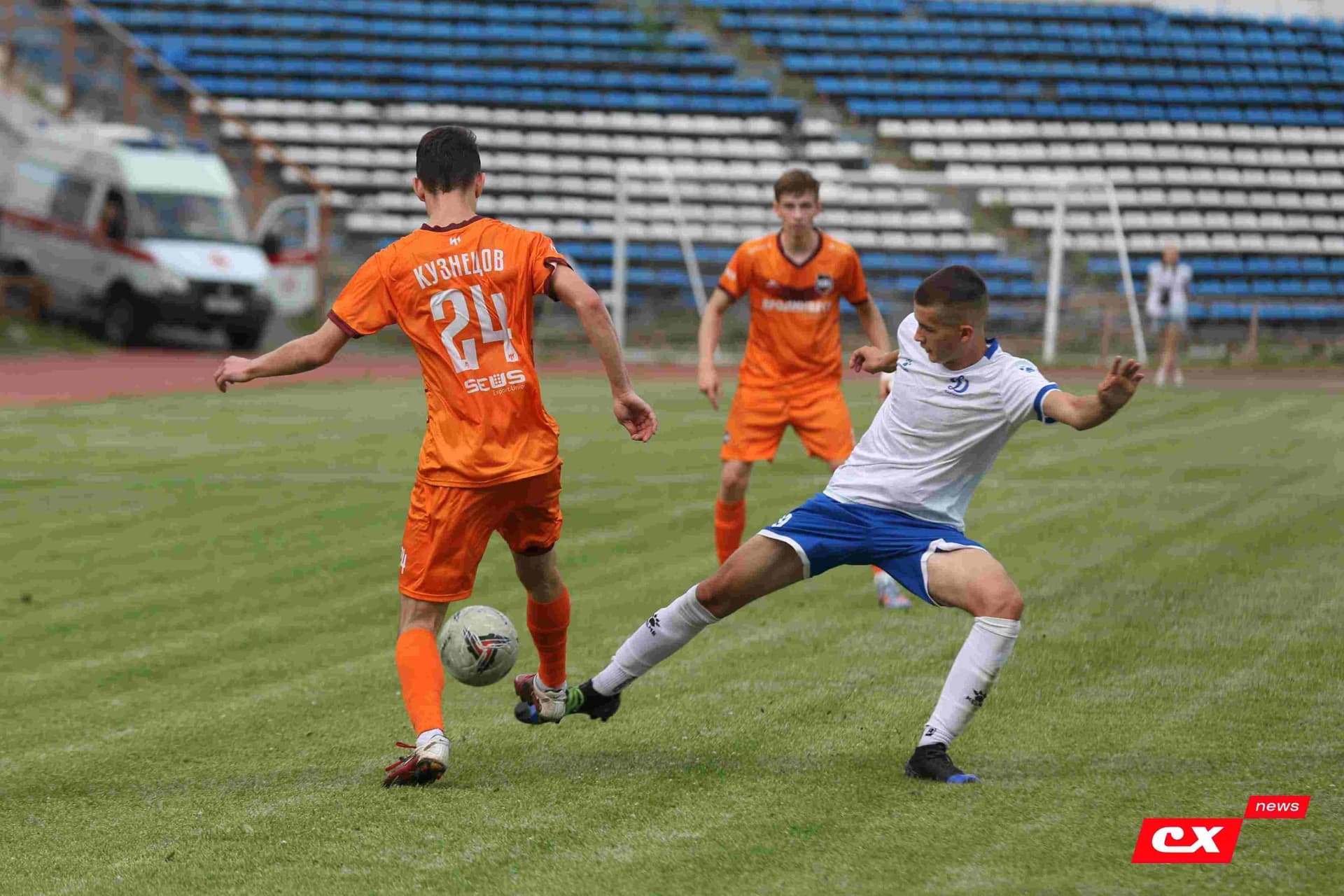 «Динамо-Барнаул-М» 1:3 «Темп». Кубок Сибири. 27.06.2025. Владимир Мартынов («CX News») — кадр 202