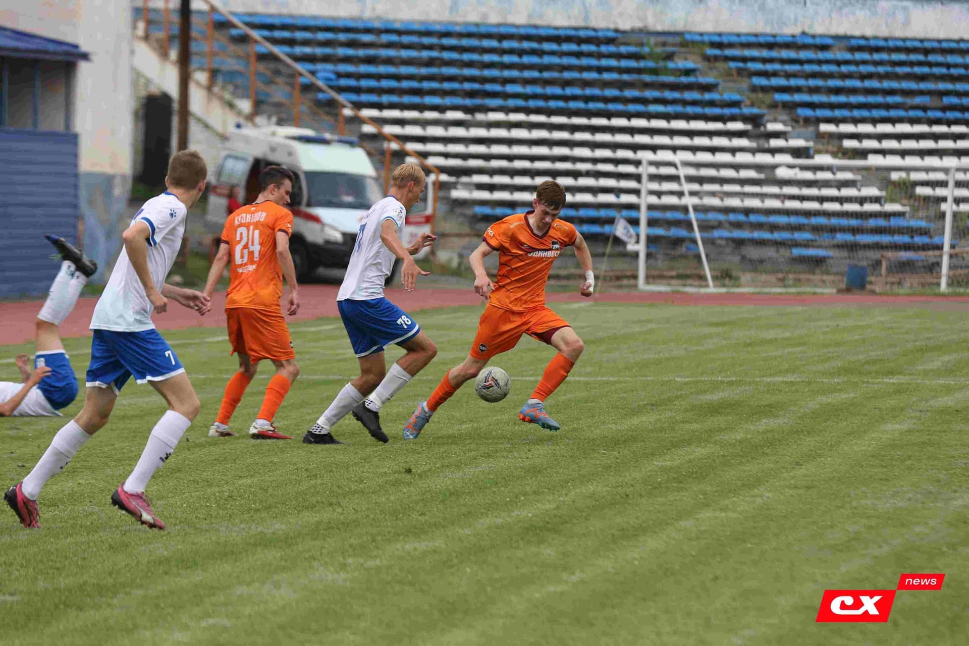«Динамо-Барнаул-М» 1:3 «Темп». Кубок Сибири. 27.06.2025. Владимир Мартынов («CX News») — кадр 248