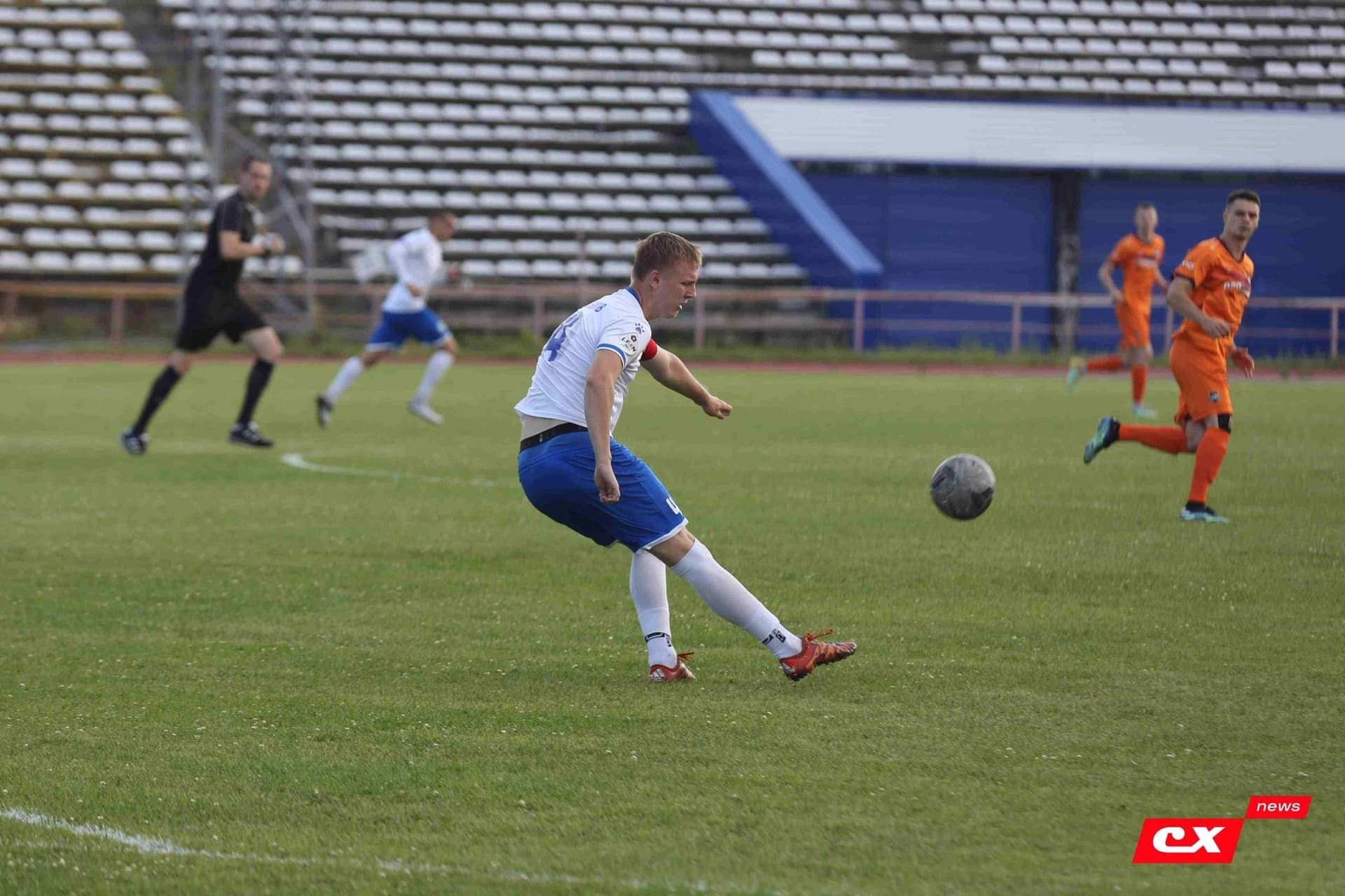 «Динамо-Барнаул-М» 1:2 «Темп». Третья лига. 12.07.2025. Владимир Мартынов («CX News») — кадр 128