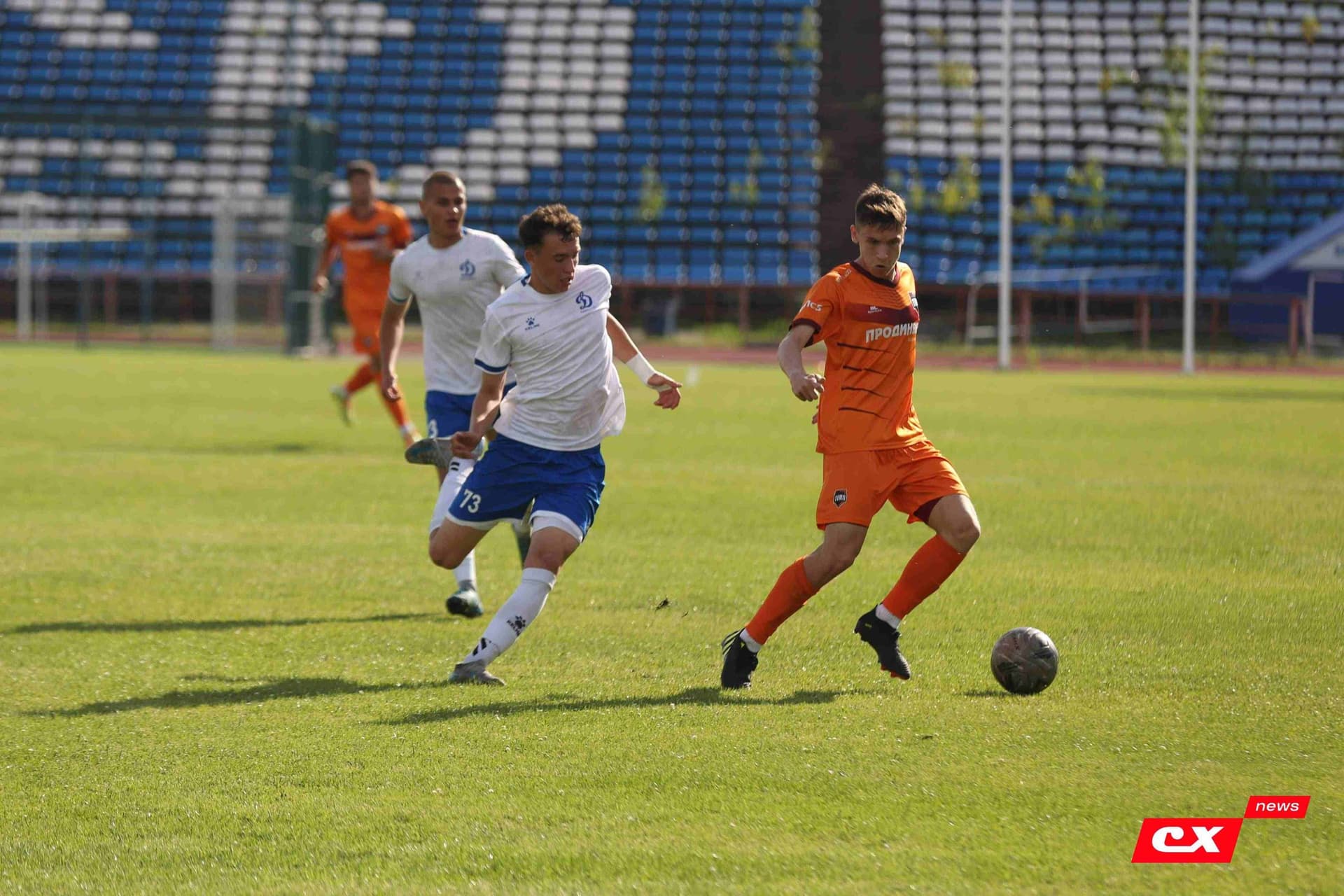 «Динамо-Барнаул-М» 1:2 «Темп». Третья лига. 12.07.2025. Владимир Мартынов («CX News») — кадр 177