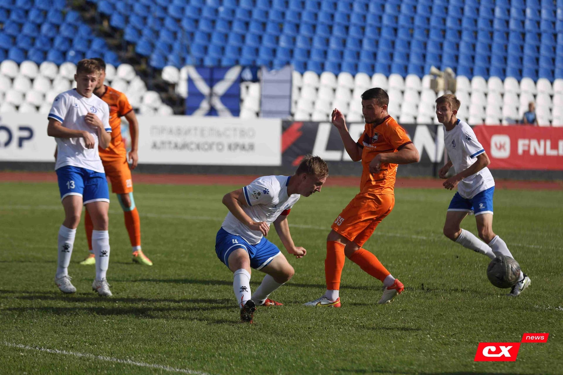 «Динамо-Барнаул-М» 1:2 «Темп». Третья лига. 12.07.2025. Владимир Мартынов («CX News») — кадр 188
