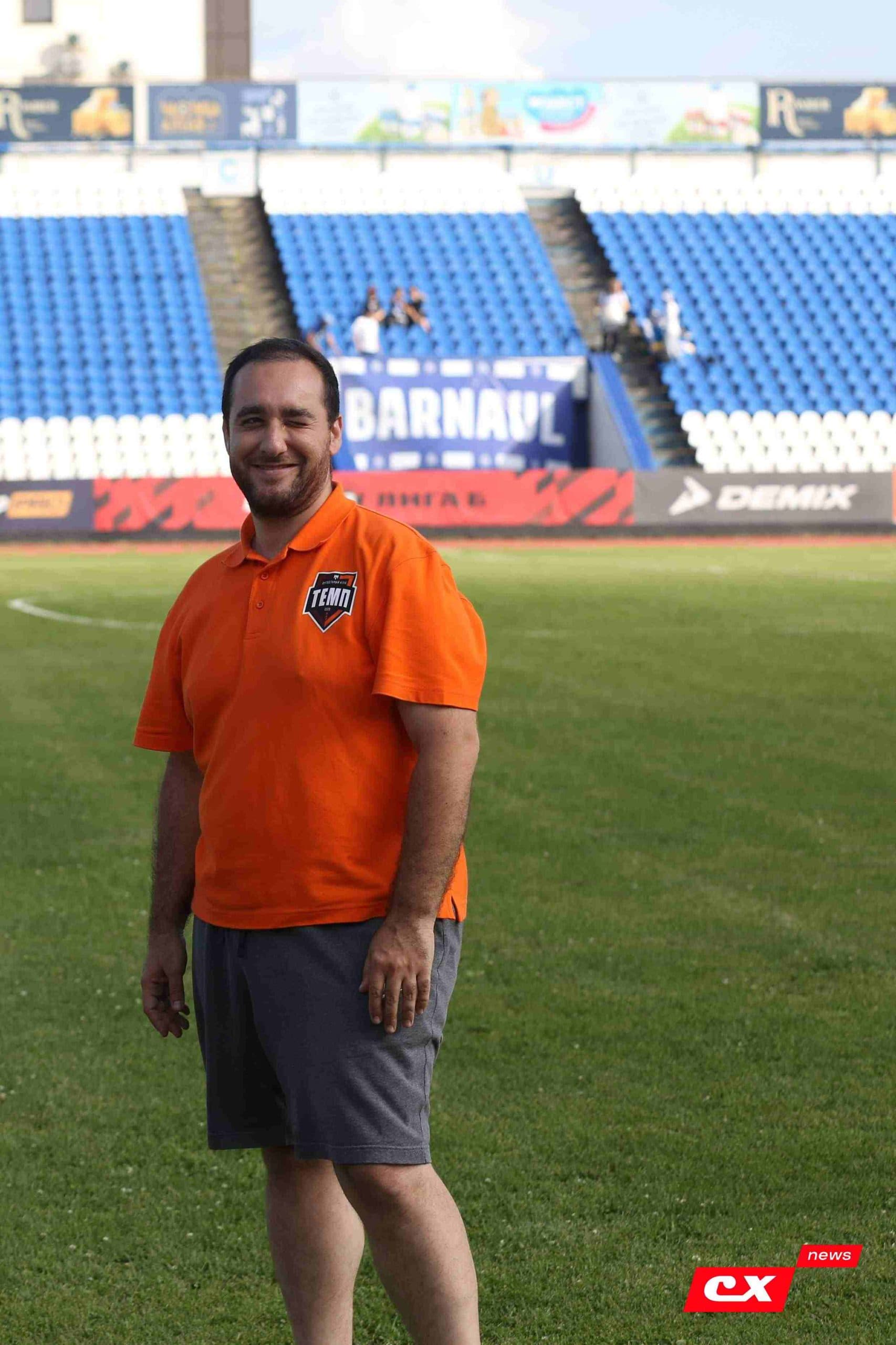 «Динамо-Барнаул-М» 1:2 «Темп». Третья лига. 12.07.2025. Владимир Мартынов («CX News») — кадр 68