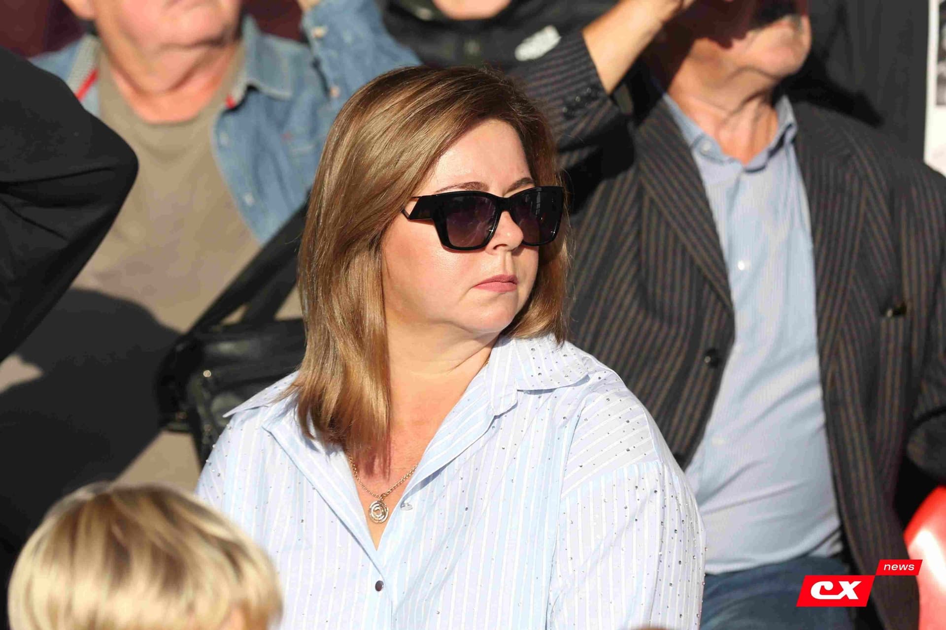 «Полимер» 2:2 «Темп». Третья лига. 05.09.2025. Владимир Мартынов («CX News») и Александр Чёрный («Алтайский спорт») — кадр 115