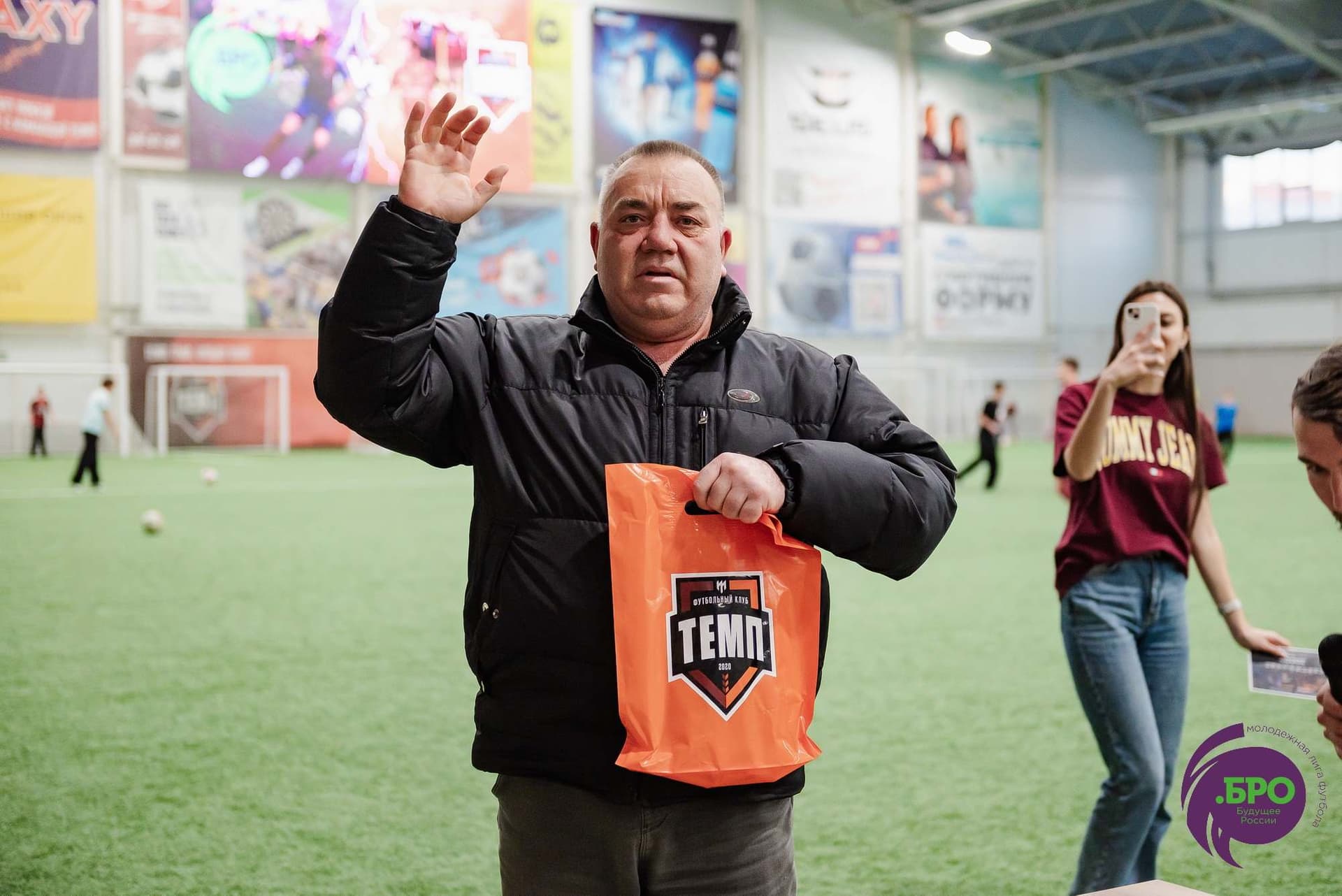 Сборная «Лиги .БРО» 2:2 (пен. 3-5) «Темп». MATCHDAY. 23.12.2023 — кадр 208