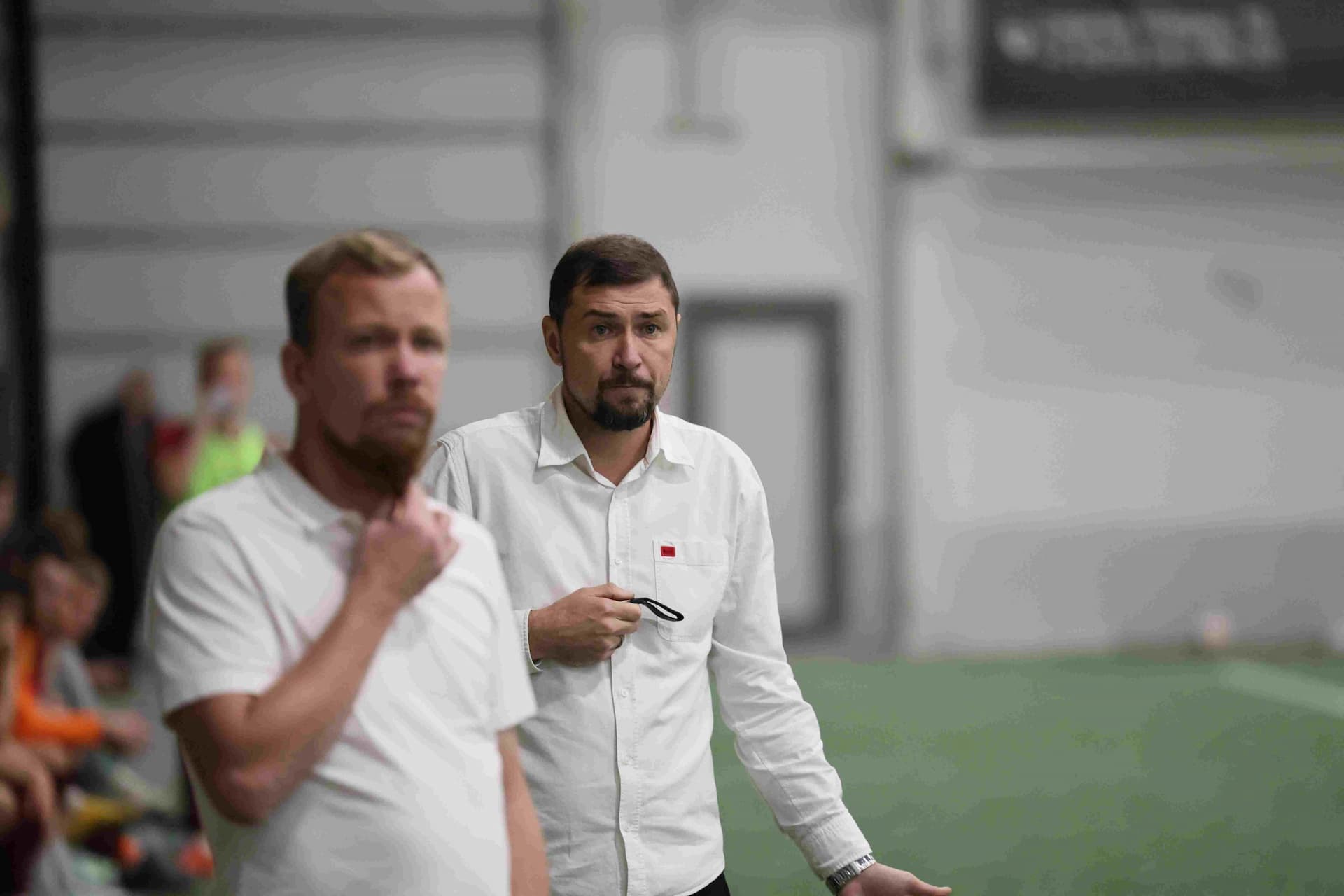 «Темп» 1:0 «Динамо-Барнаул-М». Третья лига. 05.10.2025. Александр Чёрный («Алтайский спорт»), Владимир Мартынов («CX News») — кадр 23