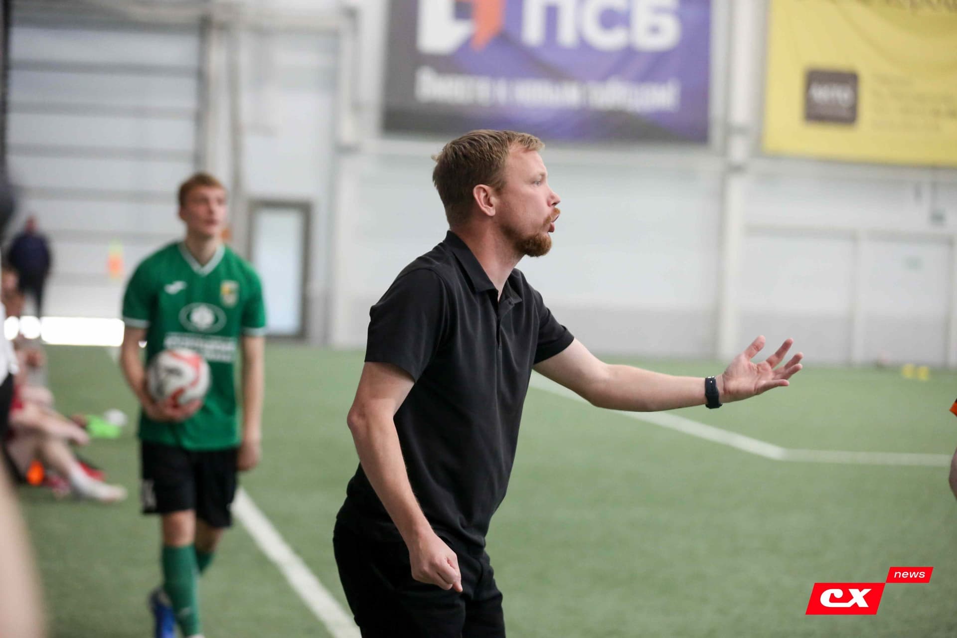 «Темп» 1:0 «Новокузнецк». Третья лига. 02.05.2025. Владимир Мартынов («CX News») — кадр 64