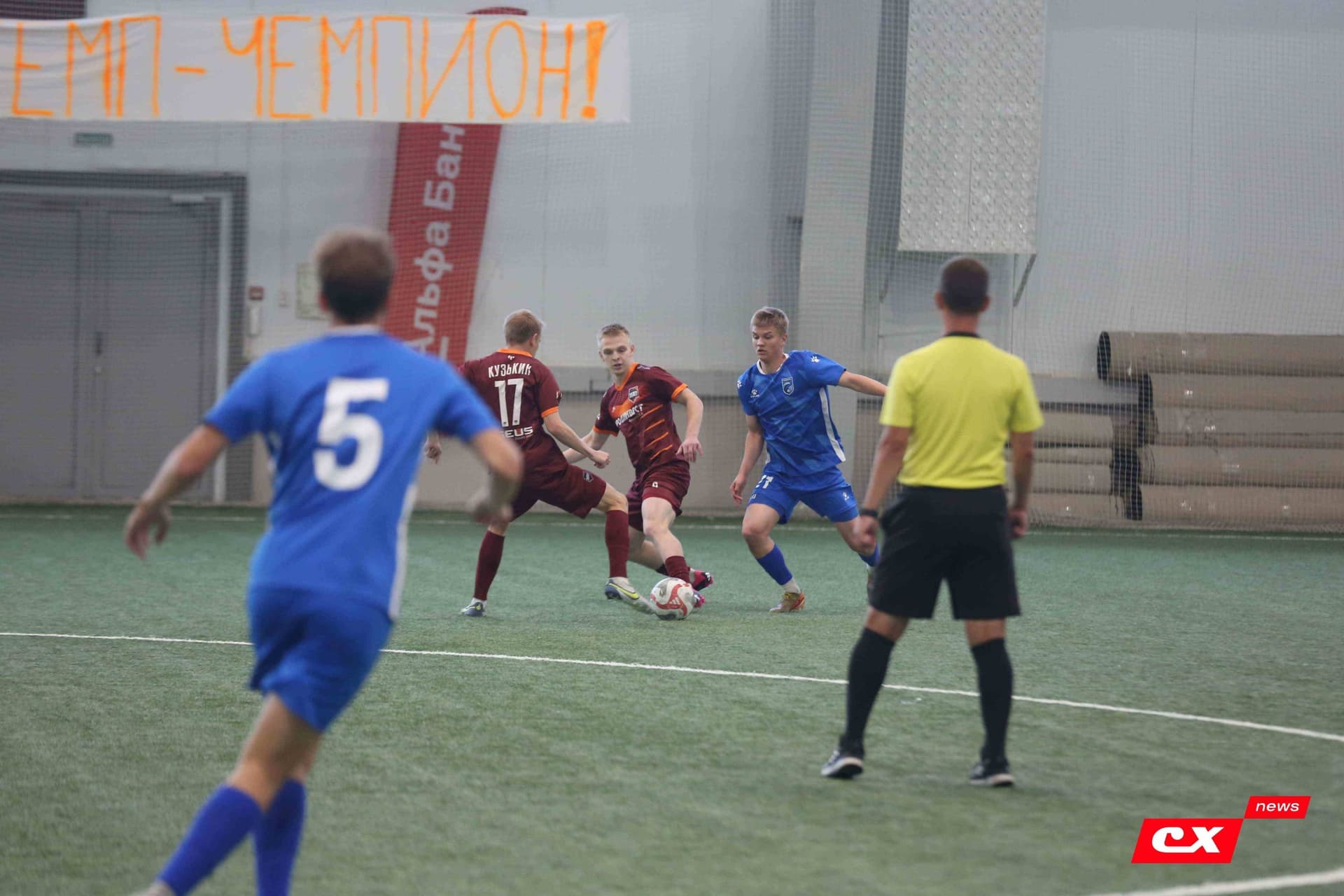 «Темп» 4:1 «Сибирь-М». Третья лига. 22.06.2025. Владимир Мартынов («CX News») — кадр 187