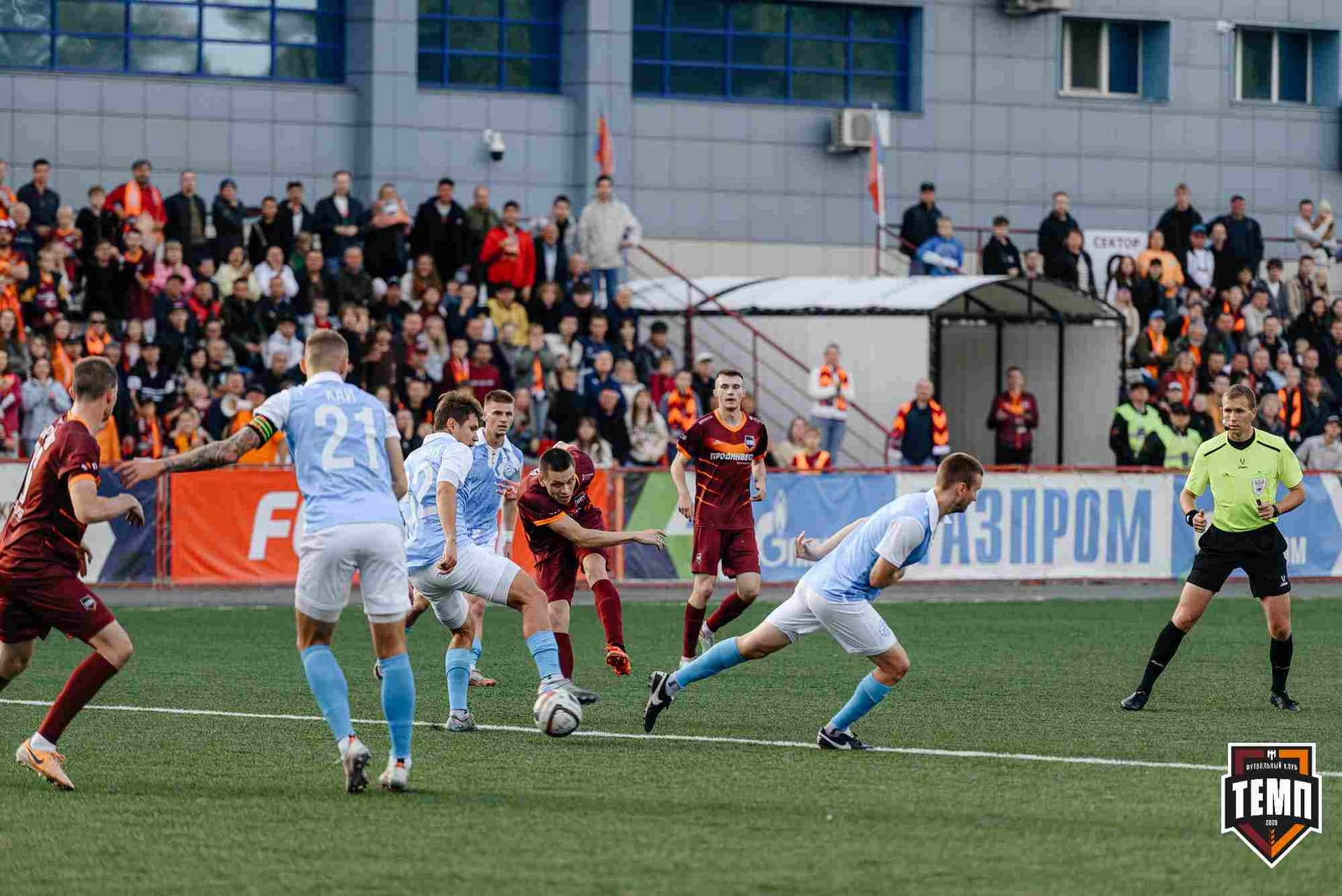 «Темп» 0:1 «Знамя Труда». FONBET Кубок России. 10.09.2025 — кадр 298