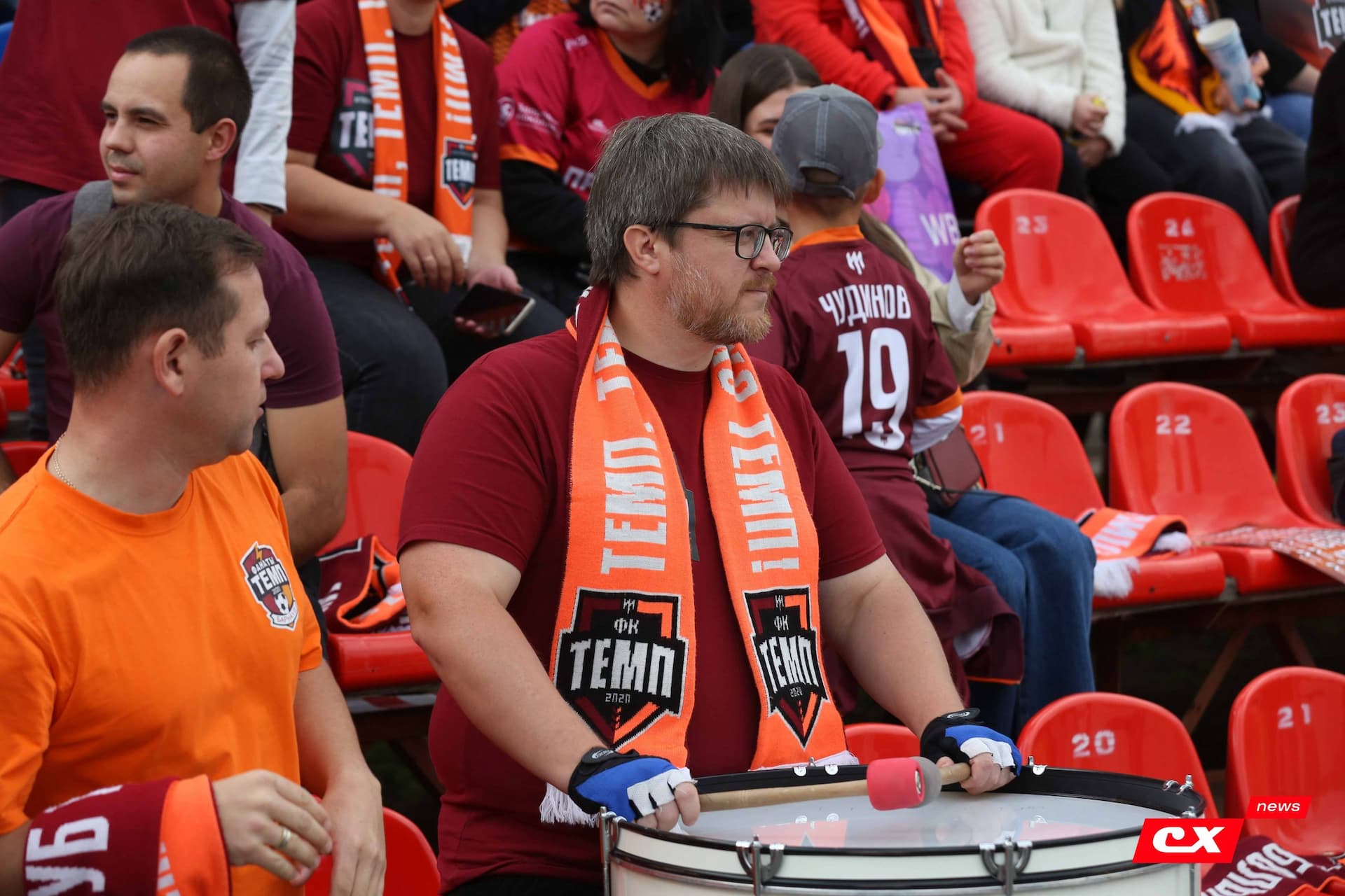 «Темп» 0:1 «Знамя Труда». FONBET Кубок России. 10.09.2025. СМИ: Владимир Мартынов («CX News»), Александр Чёрный («Алтайский спорт»), Виталий Барабаш (Сетевое издание "Толк"), Андрей Каспришин («Алтайская правда») — кадр 152