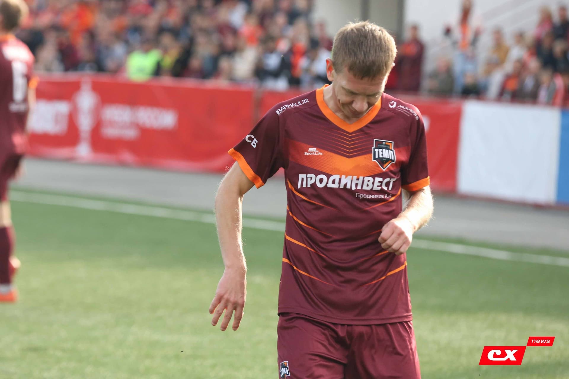 «Темп» 0:1 «Знамя Труда». FONBET Кубок России. 10.09.2025. СМИ: Владимир Мартынов («CX News»), Александр Чёрный («Алтайский спорт»), Виталий Барабаш (Сетевое издание "Толк"), Андрей Каспришин («Алтайская правда») — кадр 288