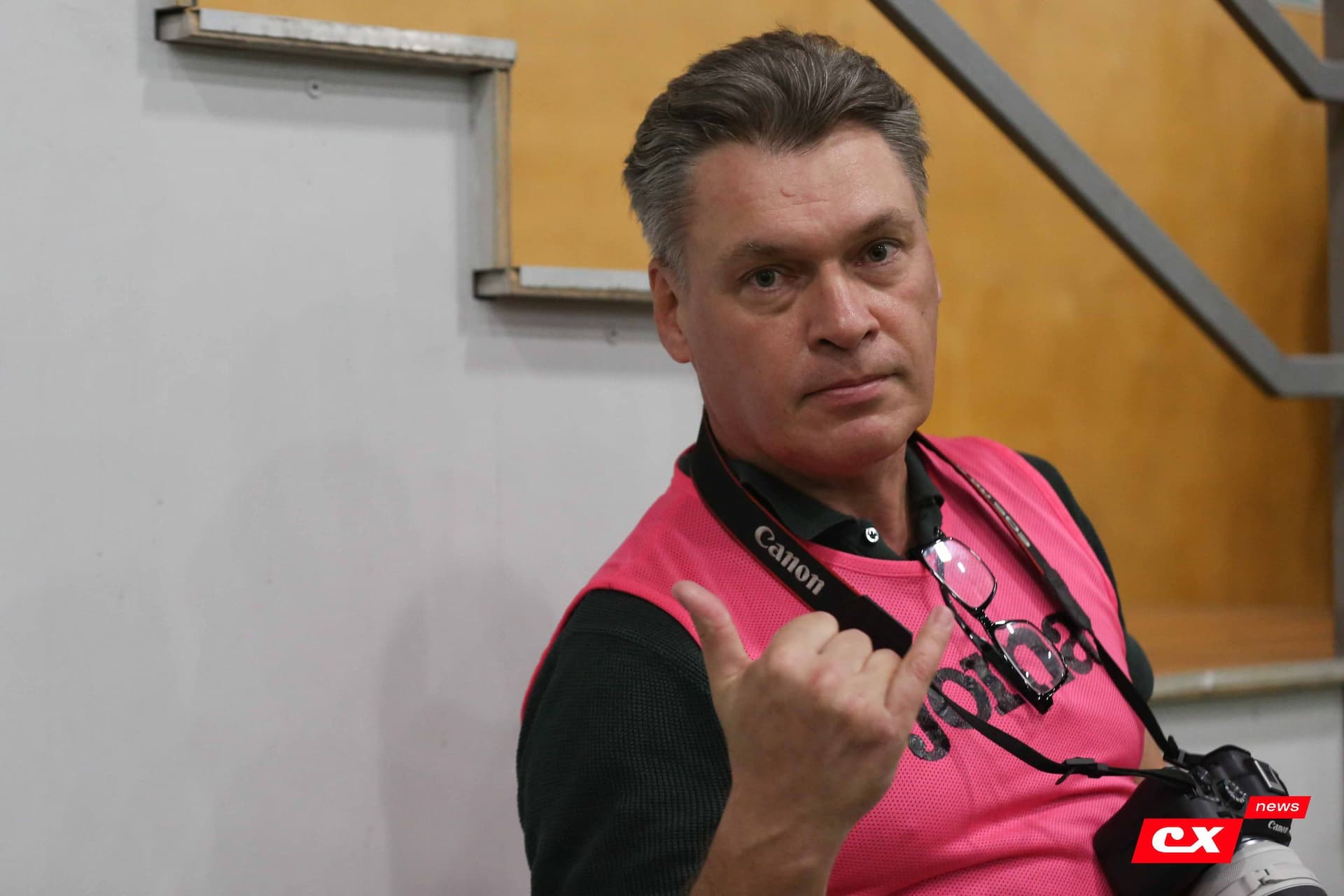 «Темп» 1:0 «Динамо-Барнаул-М». Третья лига. 05.10.2025. Александр Чёрный («Алтайский спорт»), Владимир Мартынов («CX News») — кадр 185