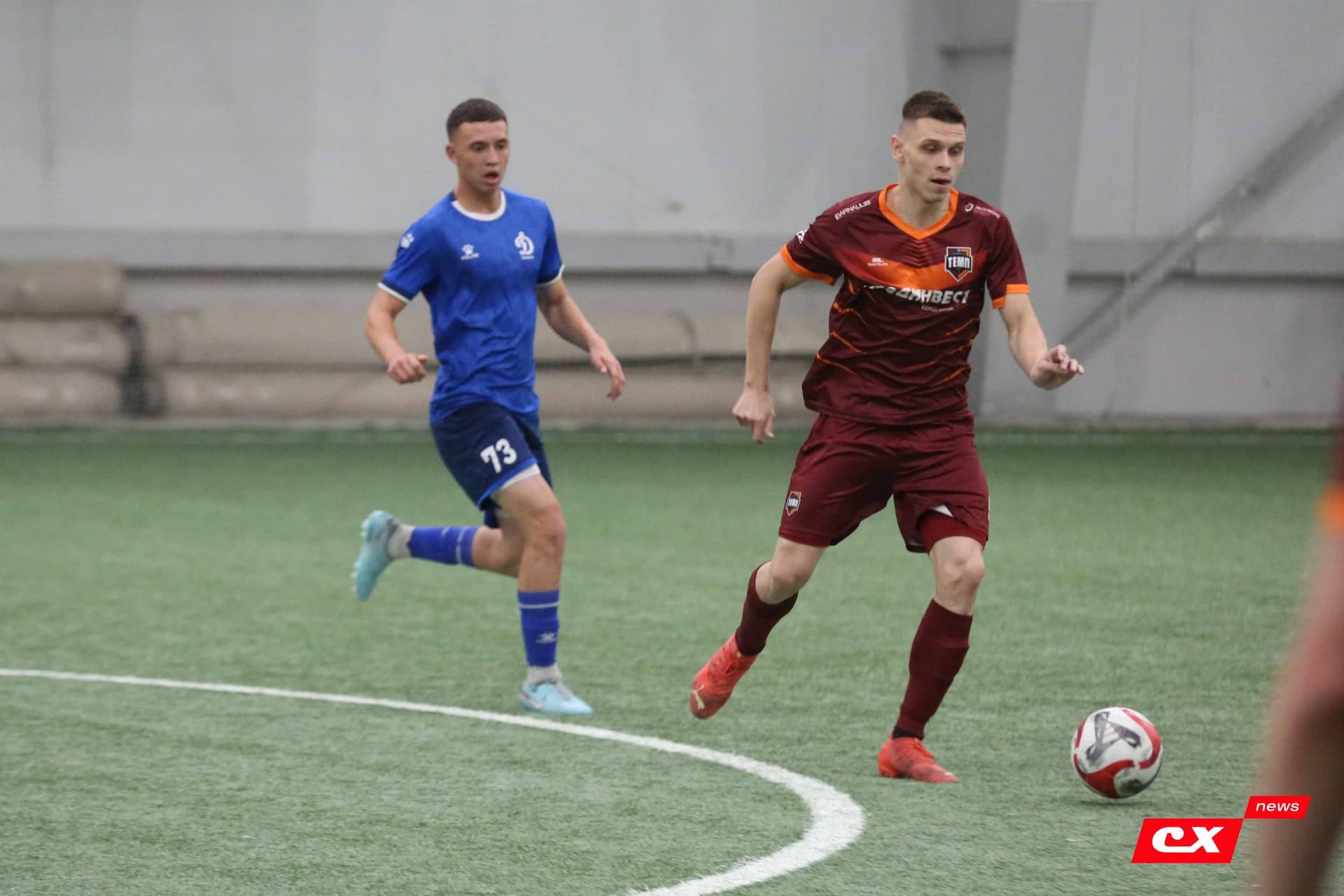 «Темп» 1:0 «Динамо-Барнаул-М». Третья лига. 05.10.2025. Александр Чёрный («Алтайский спорт»), Владимир Мартынов («CX News») — кадр 285