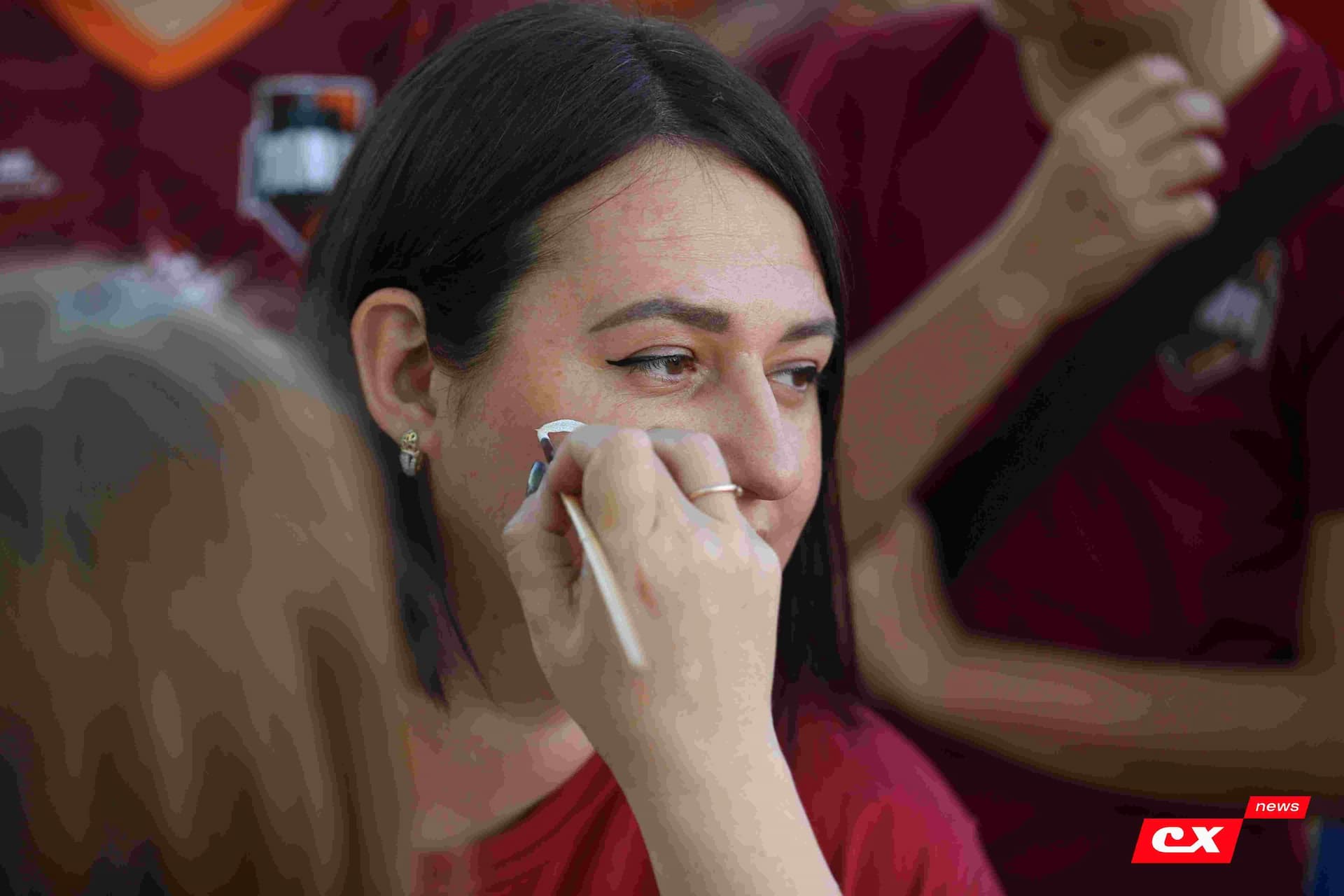 «Темп» 1:1 «КДВ». Третья лига. 26.09.2025. Владимир Мартынов («CX News») и Александр Чёрный («Алтайский спорт») — кадр 55