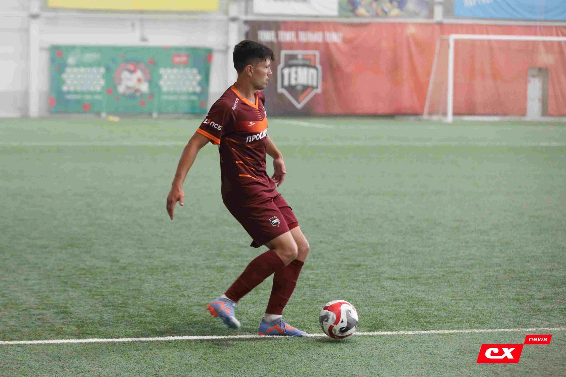 «Темп» 4:0 «Полимер». Третья лига. 20.06.2025. Владимир Мартынов («CX News») — кадр 199